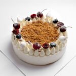 עוגת יומולדת -מוס גבינה פירורים