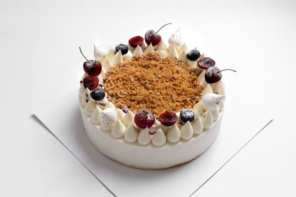 עוגת יומולדת -מוס גבינה פירורים