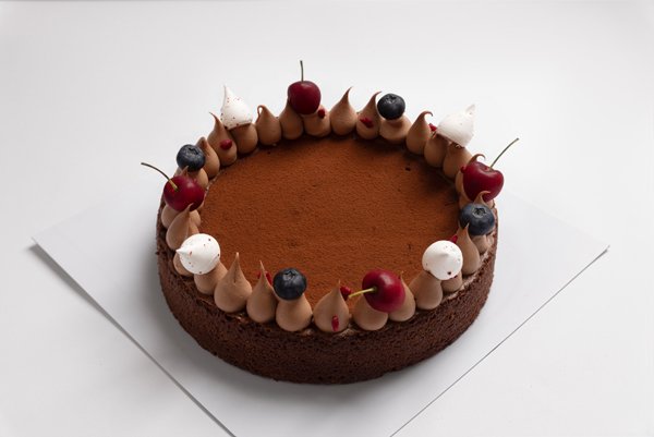 עוגת יומולדת -פונדנט שוקולד