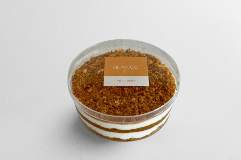 מוס גבינה עם לוטוס קרמל - אריזה משפחתית